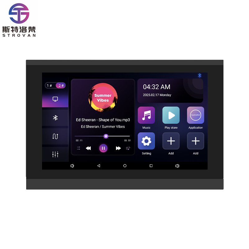 Audio Music For Background - 7 Inch Touch Screen 2 Zone