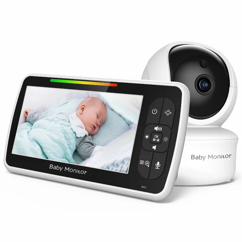 Zoom Audio Music - 5 Inch Video Baby Monitor Wireless