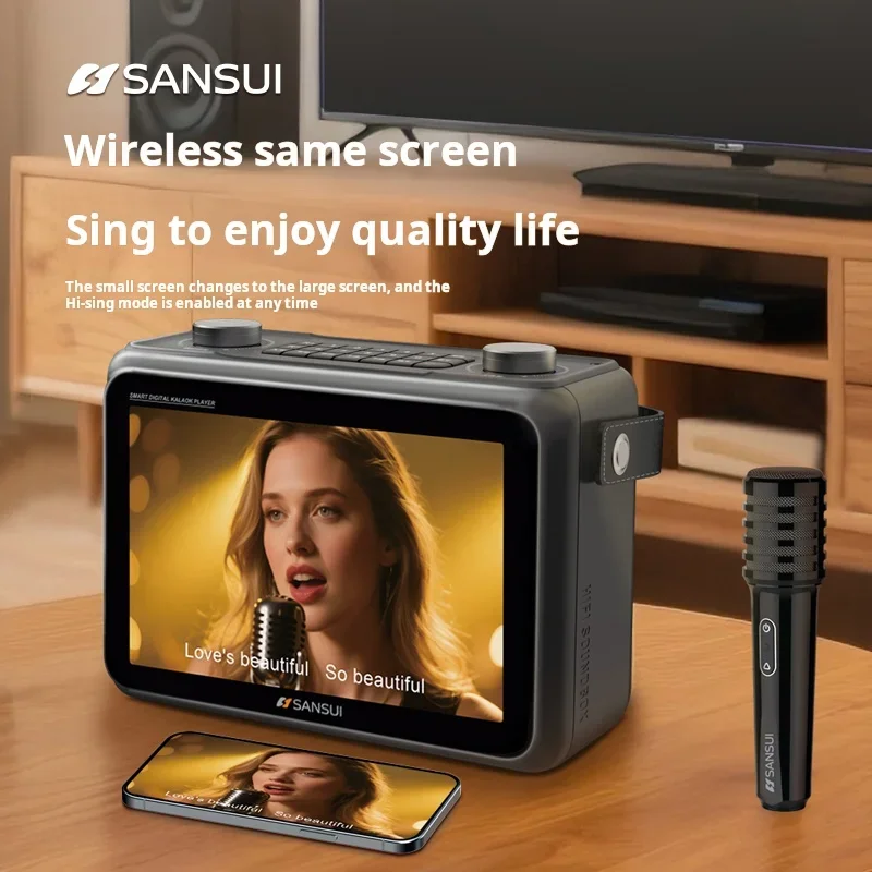 SANSUI K115 LED Screen 10.1-in - Audio Music To Lyrics recension och pris
