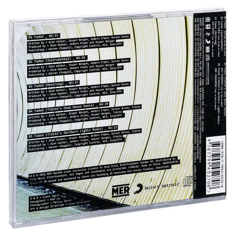 for Alan Walker Lost CD Album  - Audio Music For recension och pris