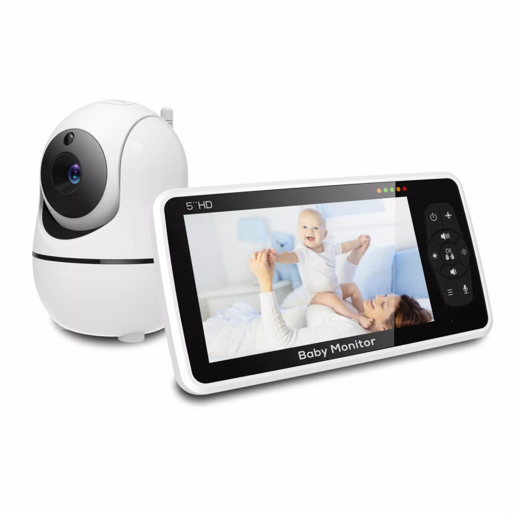 New 5 Inch Video Baby Monitor  - Zoom Audio Music recension och pris