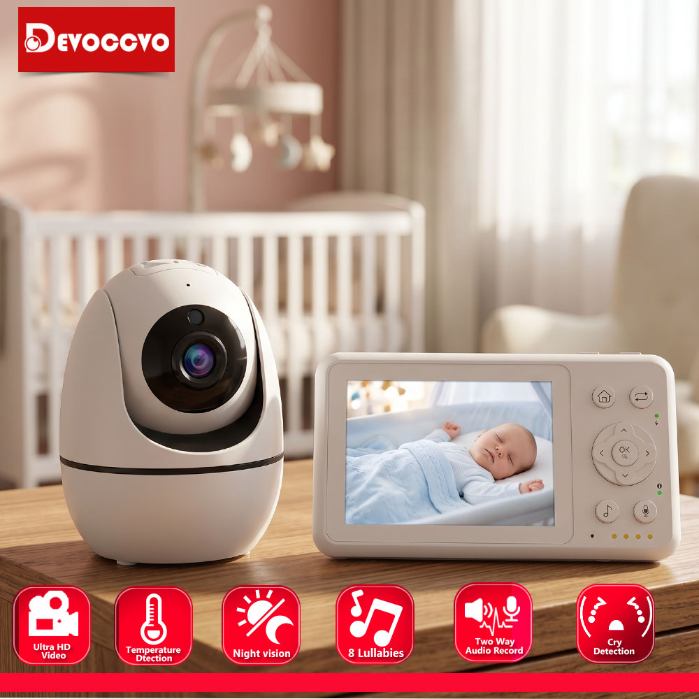 3.2 Inch Baby Monitor with PTZ - Zoom Audio Music recension och pris