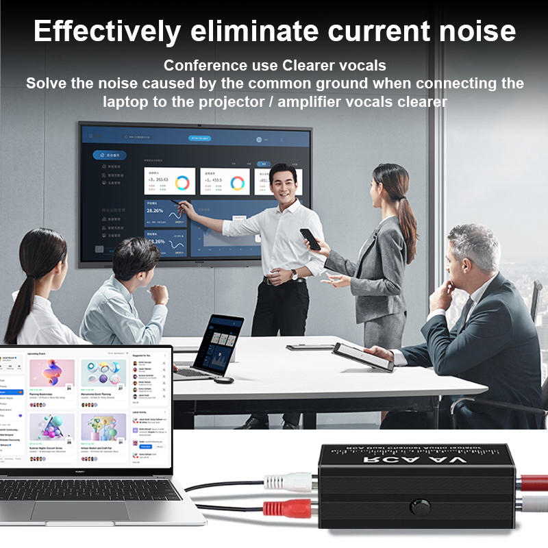 Portable 2 Channels RCA Ground - Audio Music For recension och pris