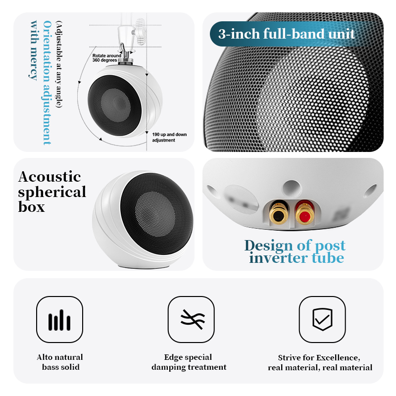 Oupushi ceiling mounted wall m - Audio Music For Background recension och pris