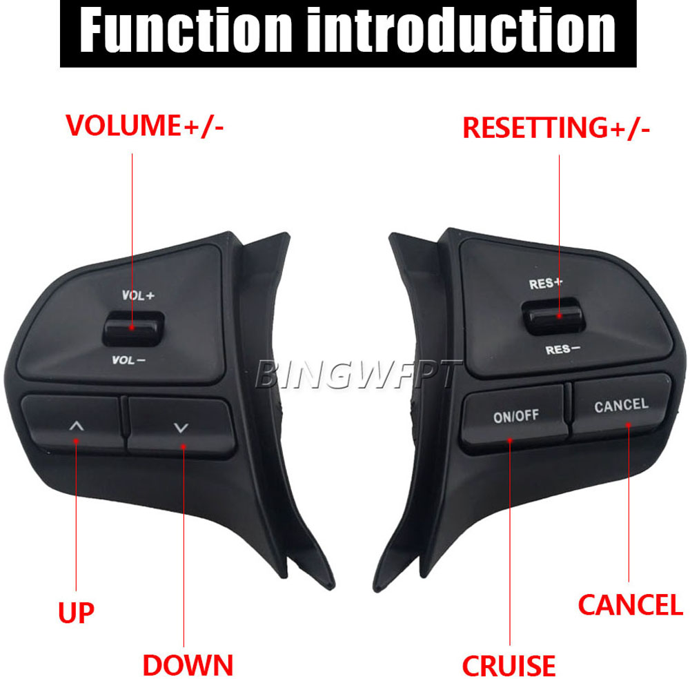 Cruise Switch With backlight f - Music Song Audio recension och pris