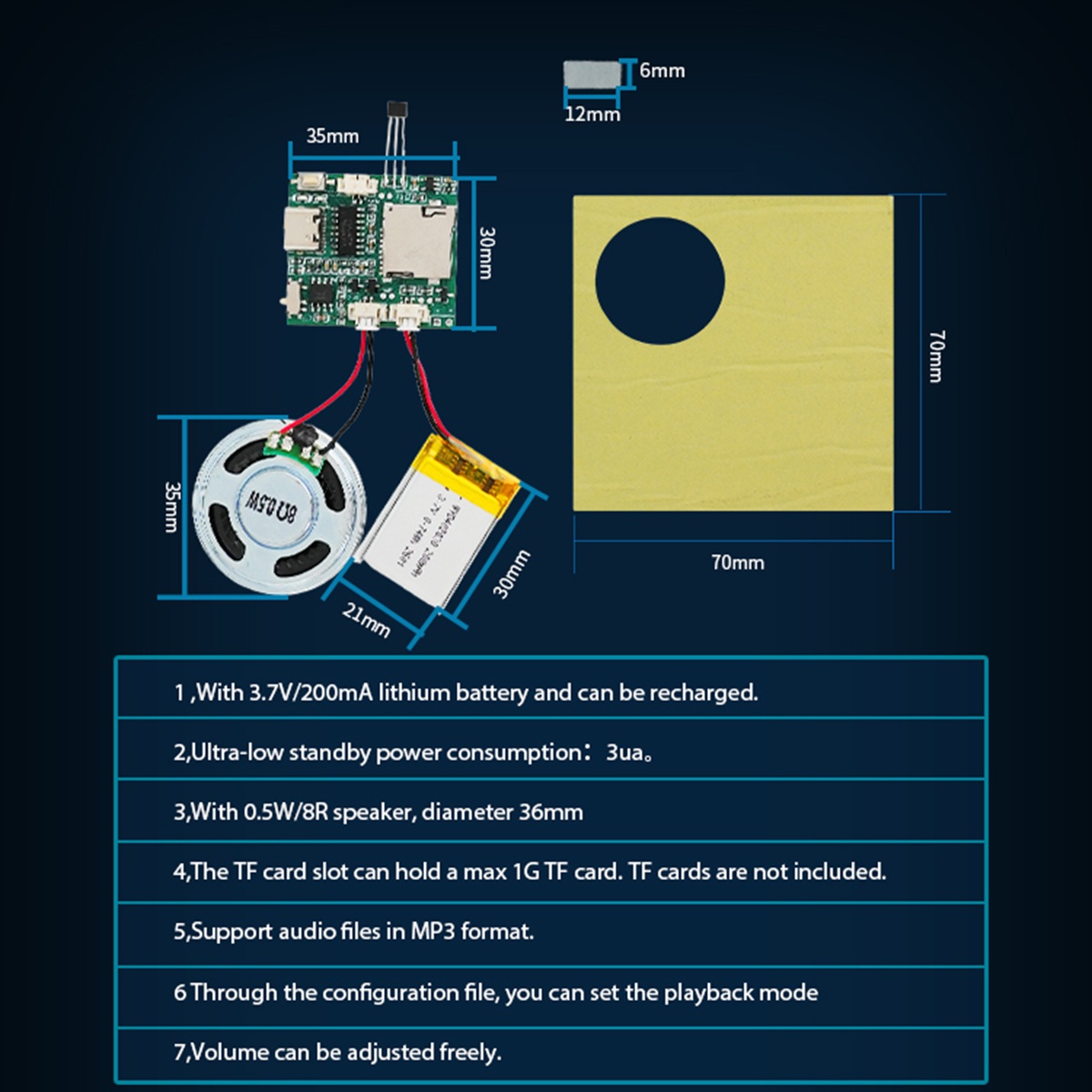 Programmable Sound Recorder Mo - Audio Music Mp3 Download recension och pris