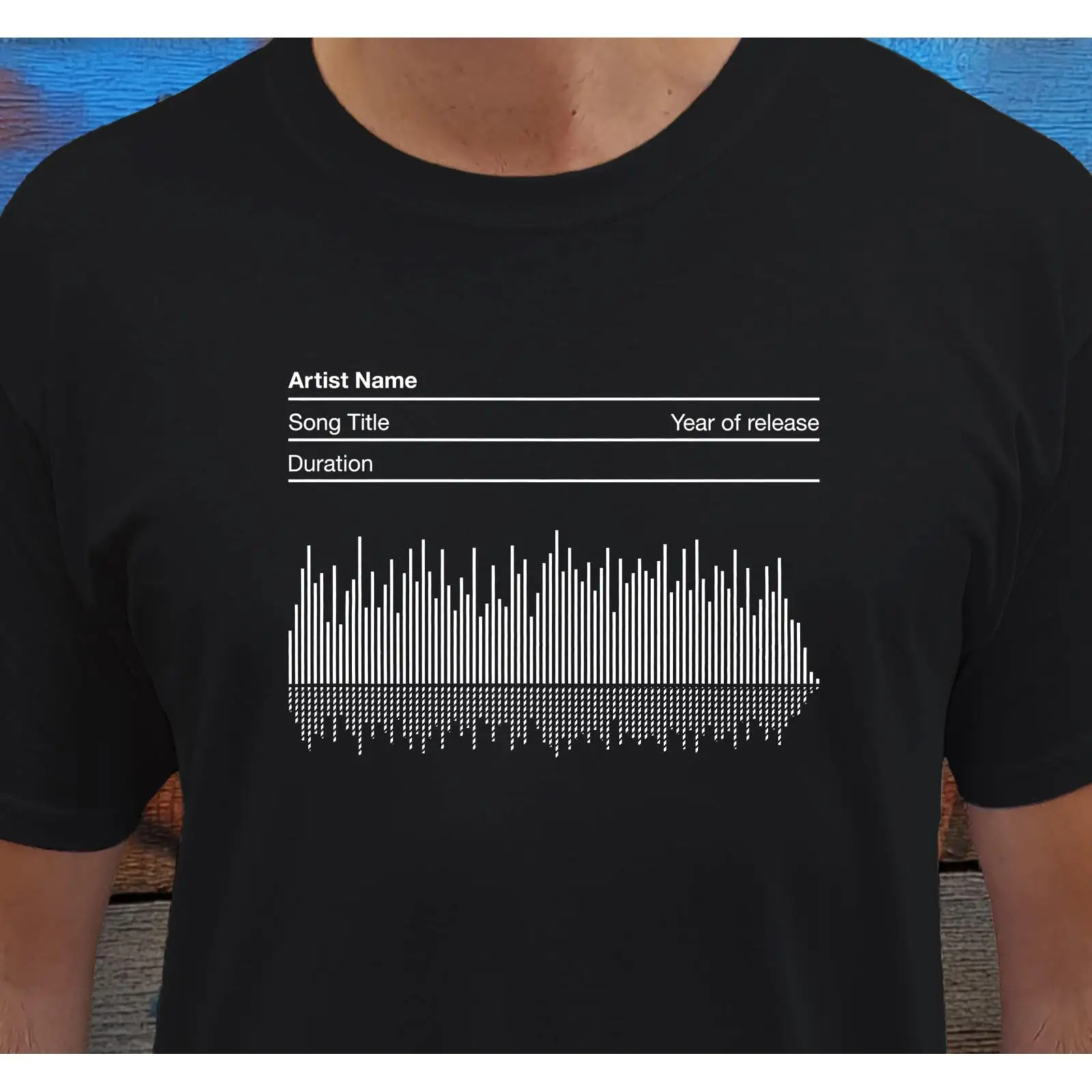 Personalised Soundwave T Shirt - Music Song Audio recension och pris