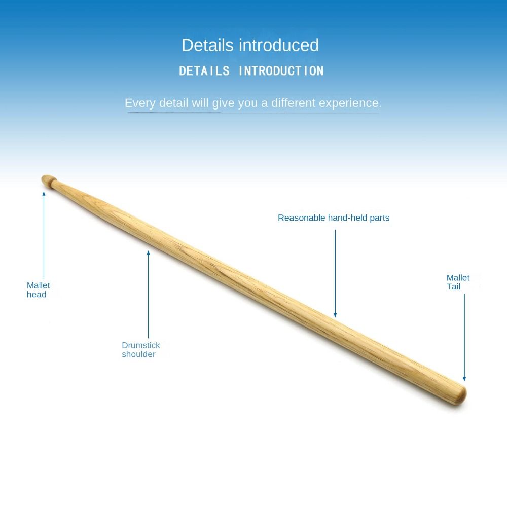 Classic 5A/7A Drum Sticks Wood - Drum Stick 5A recension och pris