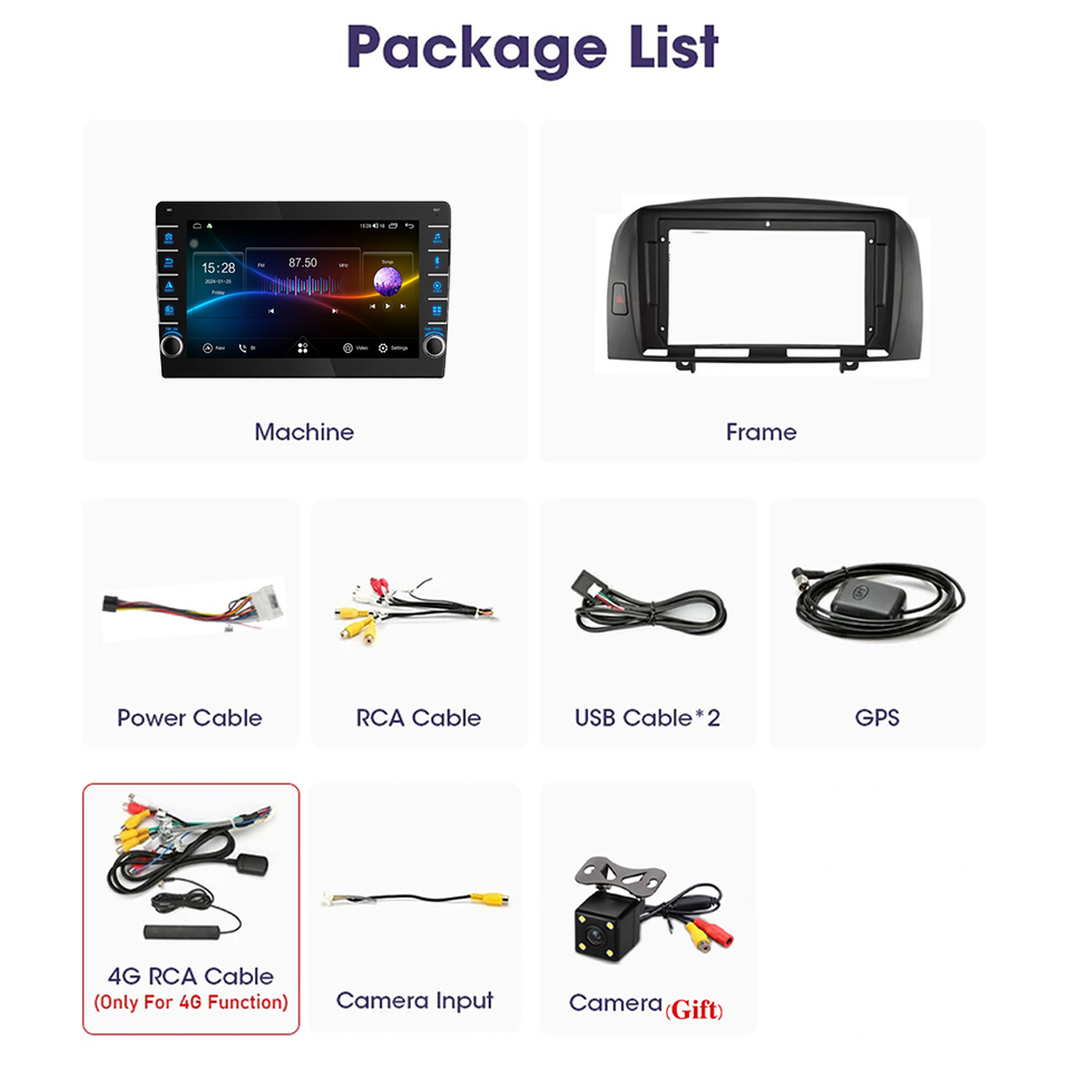 8G Ram 128GB QLED Car Radio Vi - Audio Music India recension och pris