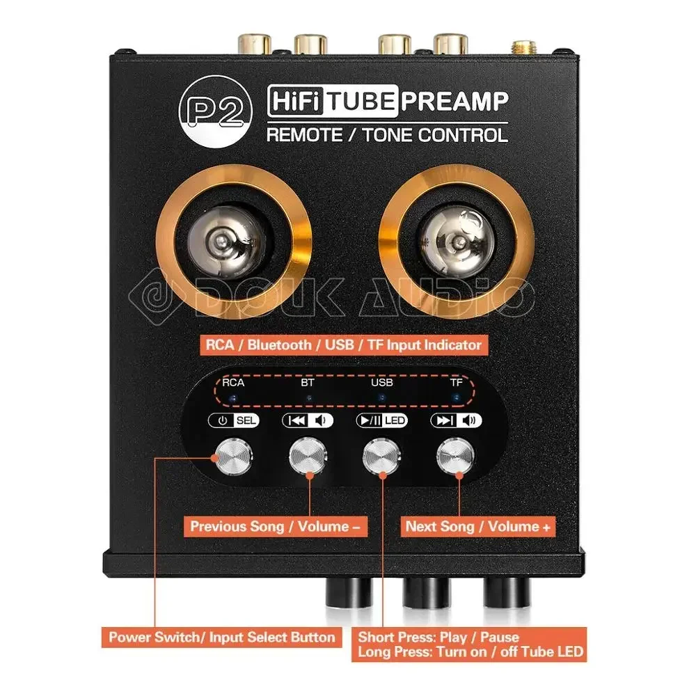 Douk Audio P2 HiFi Vacuum Tube - Audio Player With Youtube Music recension och pris