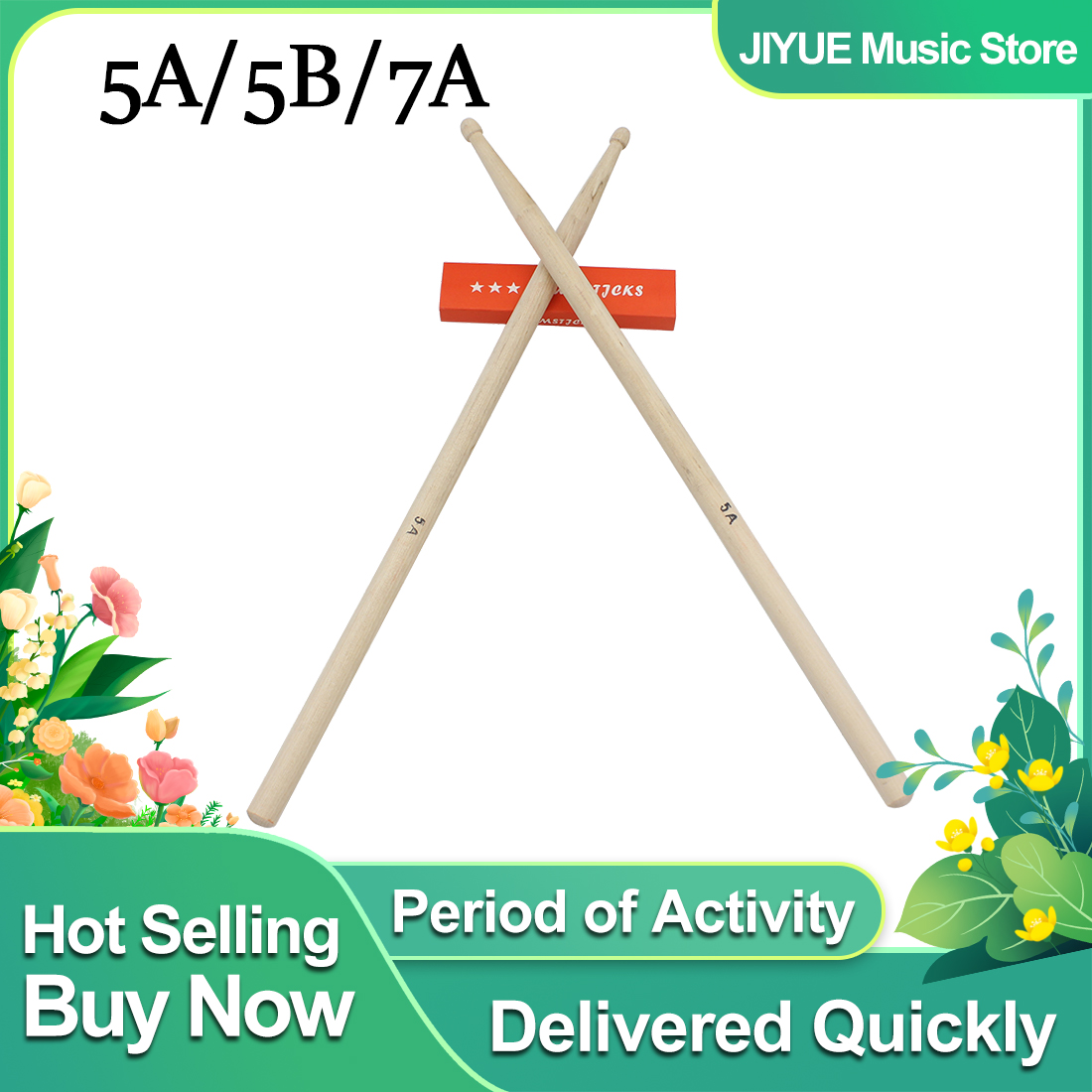 1Pair 5A/7A/5B Drum Sticks Map - Drum Stick 5A recension och pris